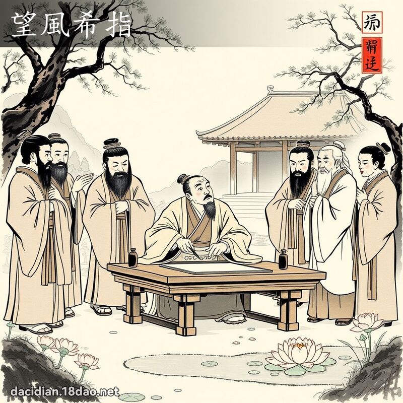 望風希指 配图