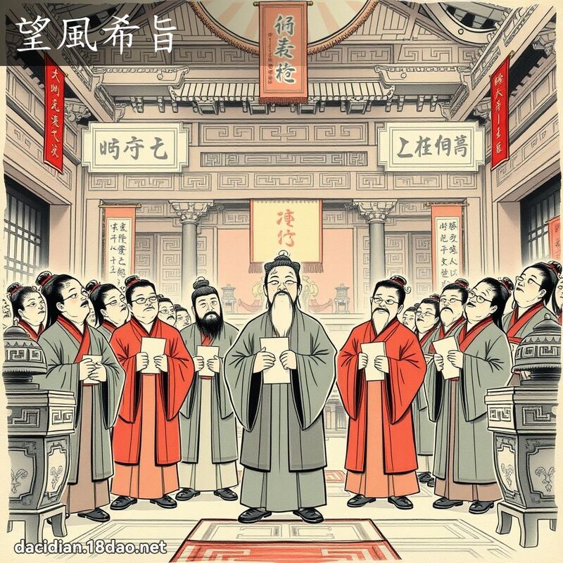 望風希旨 配图