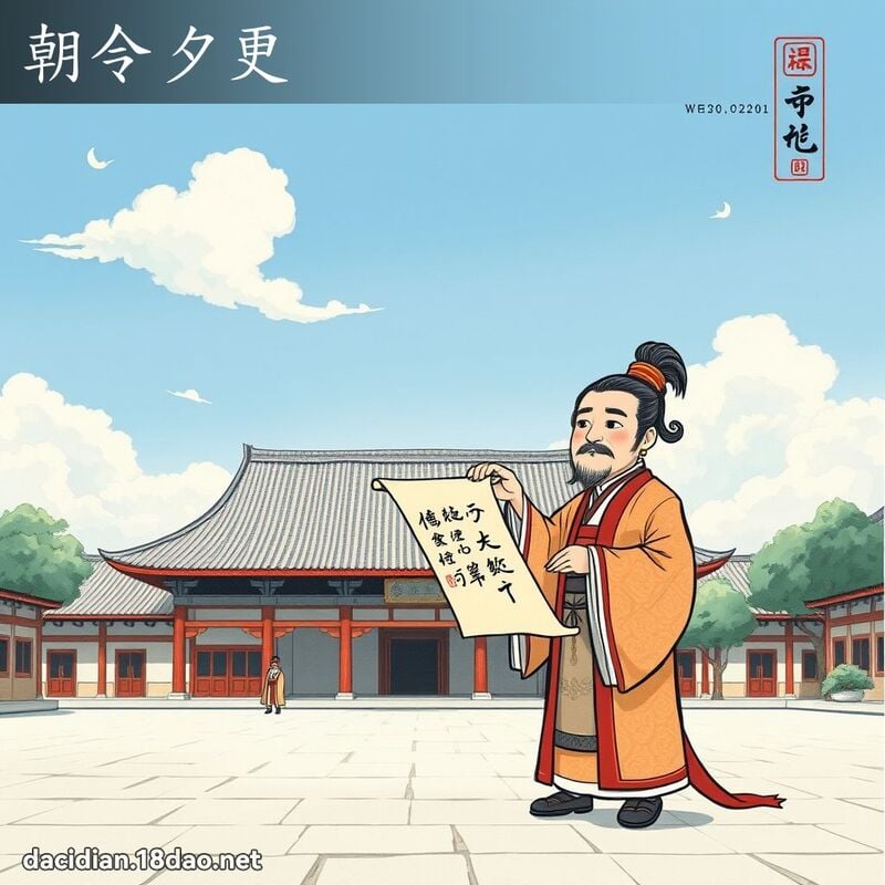 朝令夕更 配图