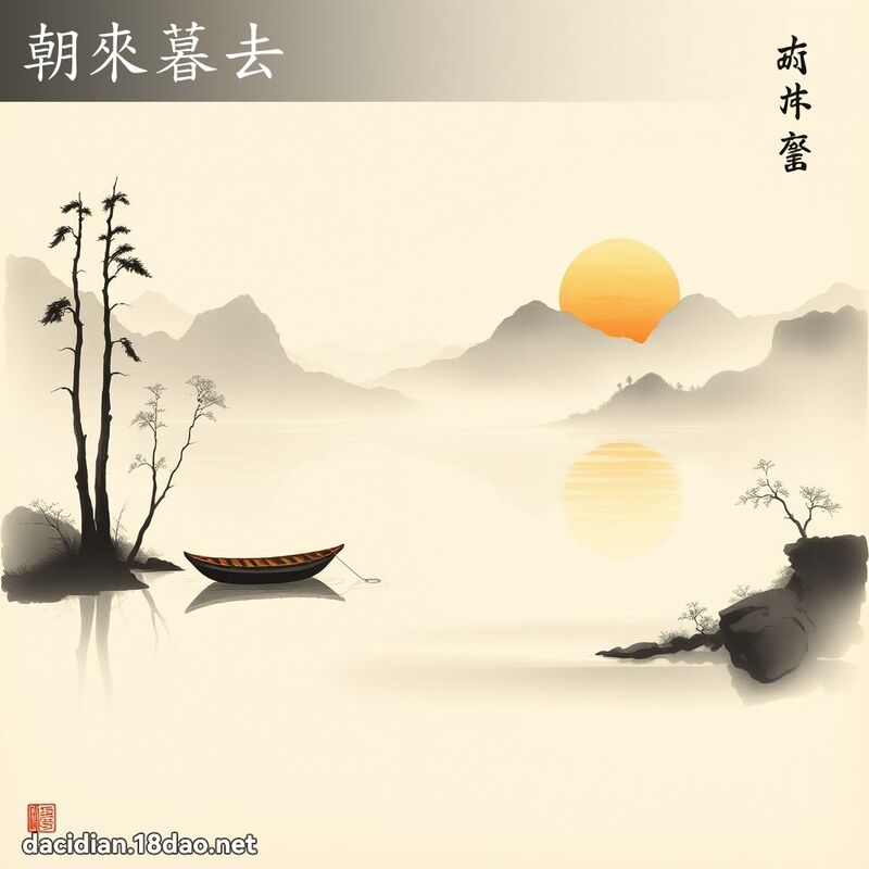 朝來暮去 配图