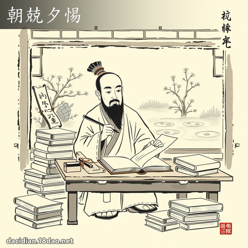 朝兢夕惕 配图