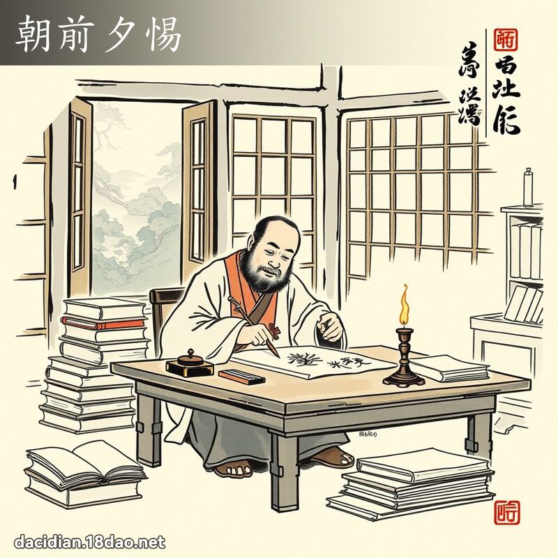 朝前夕惕 配图