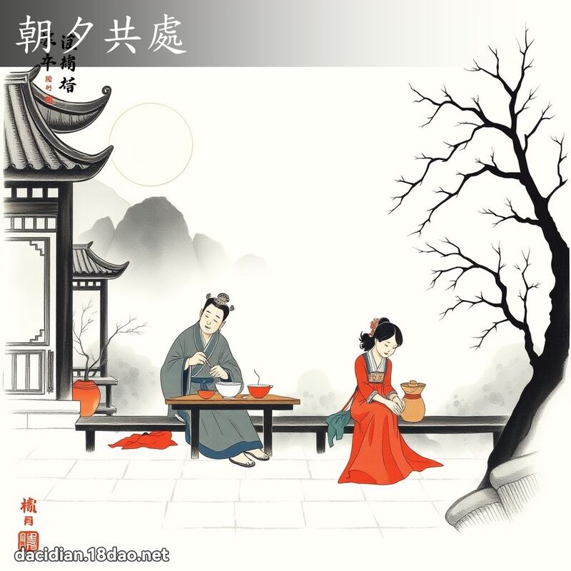 朝夕共處 配图