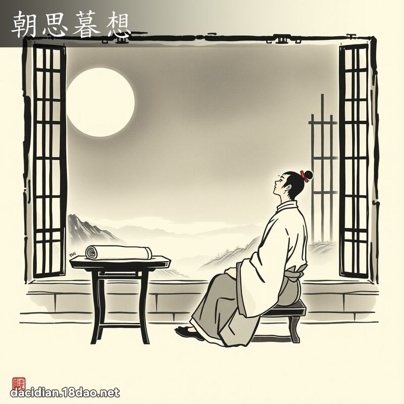 朝思暮想 配图