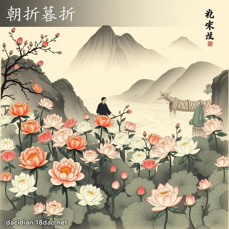 朝折暮折 配图