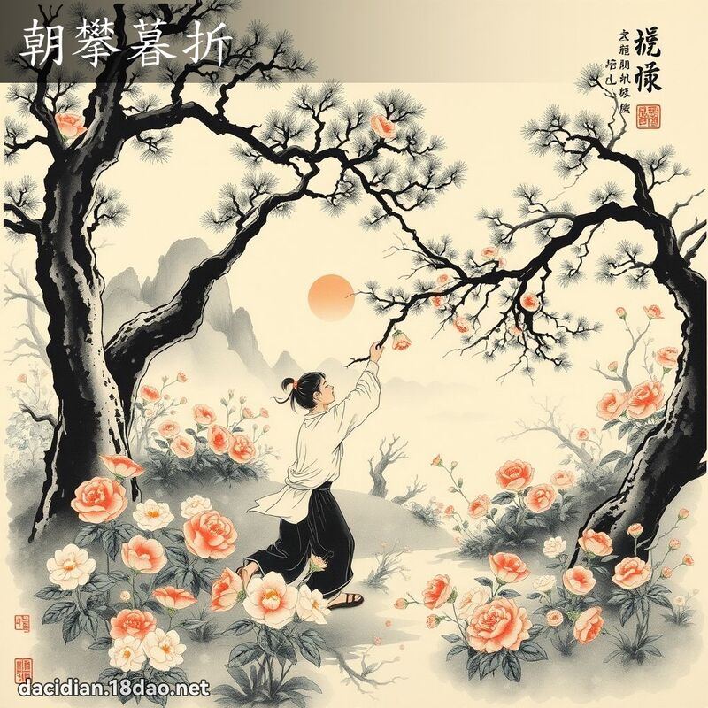朝攀暮折 配图