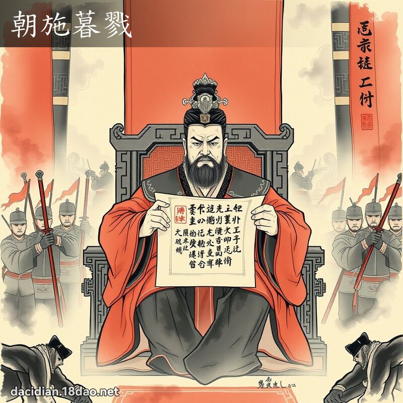 朝施暮戮 配图