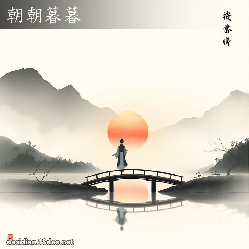朝朝暮暮 配图