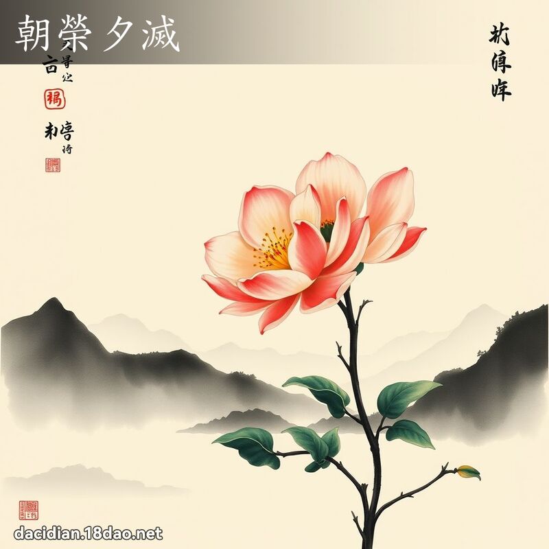 朝榮夕滅 配图