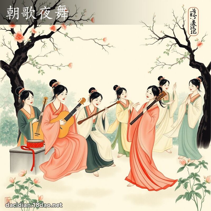 朝歌夜舞 配图