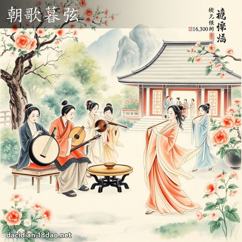 朝歌暮弦 配图