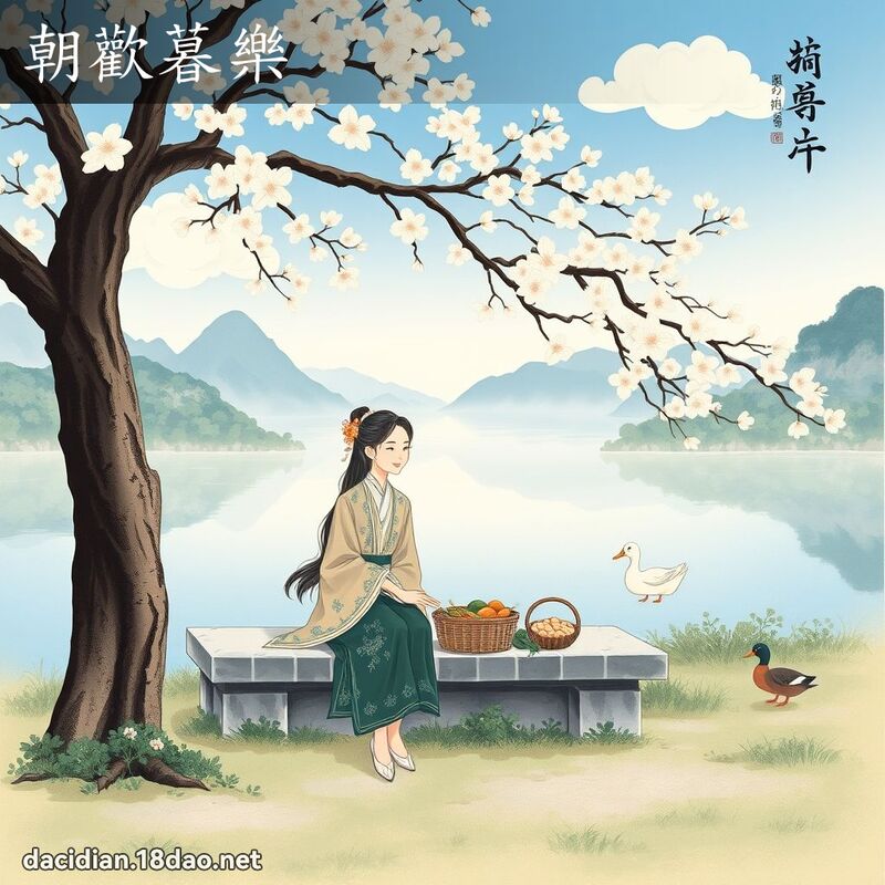 朝歡暮樂 配图