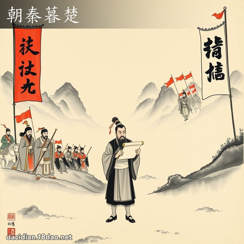 朝秦暮楚 配图