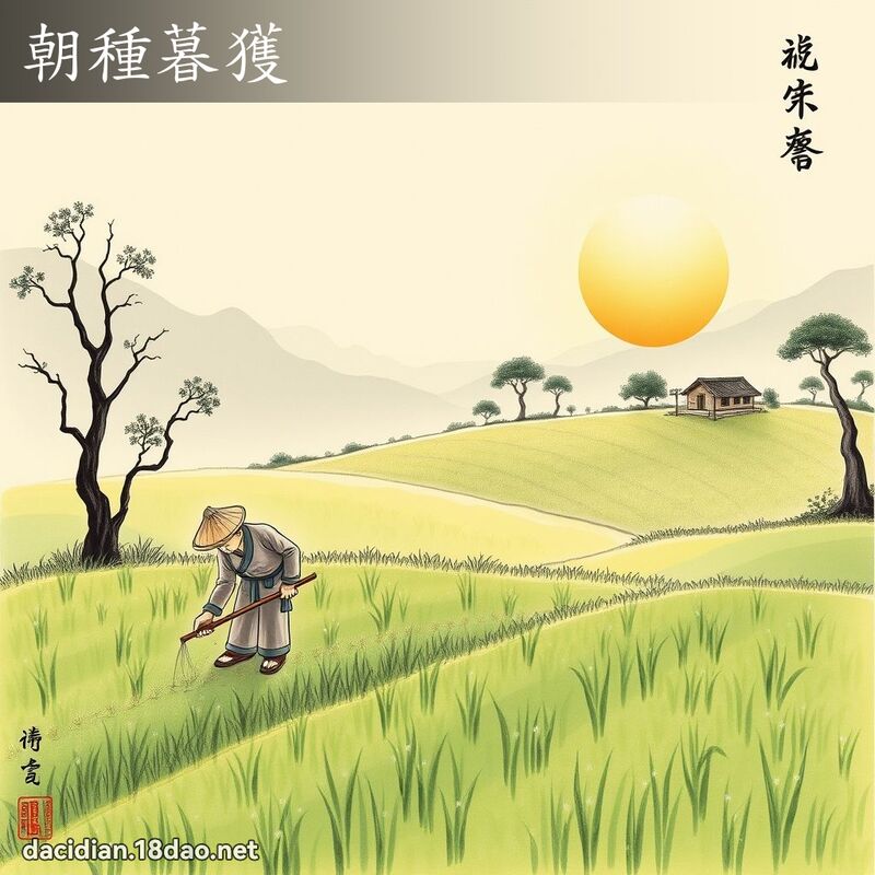 朝種暮獲 配图