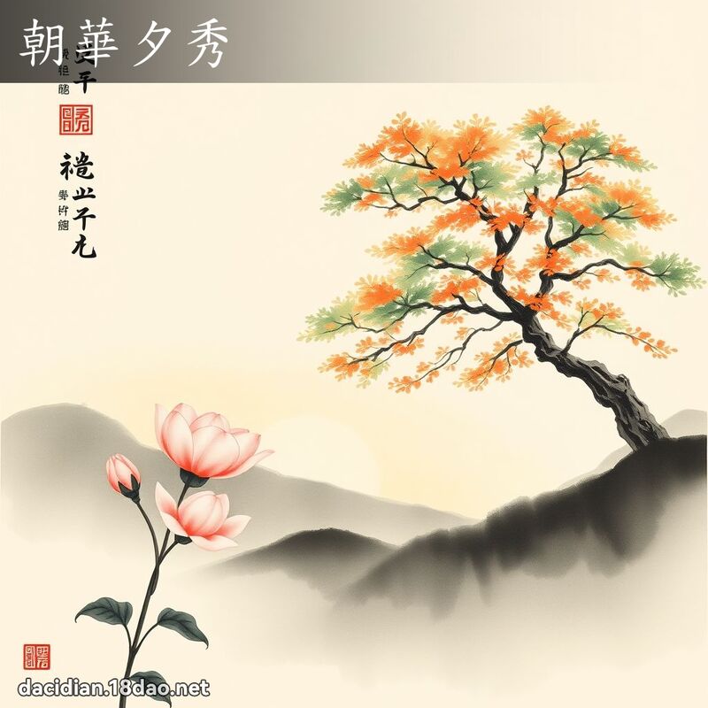 朝華夕秀 配图