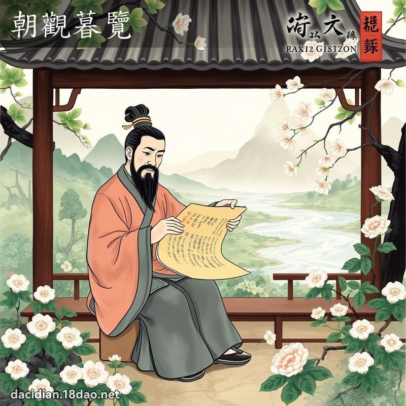 朝觀暮覽 配图