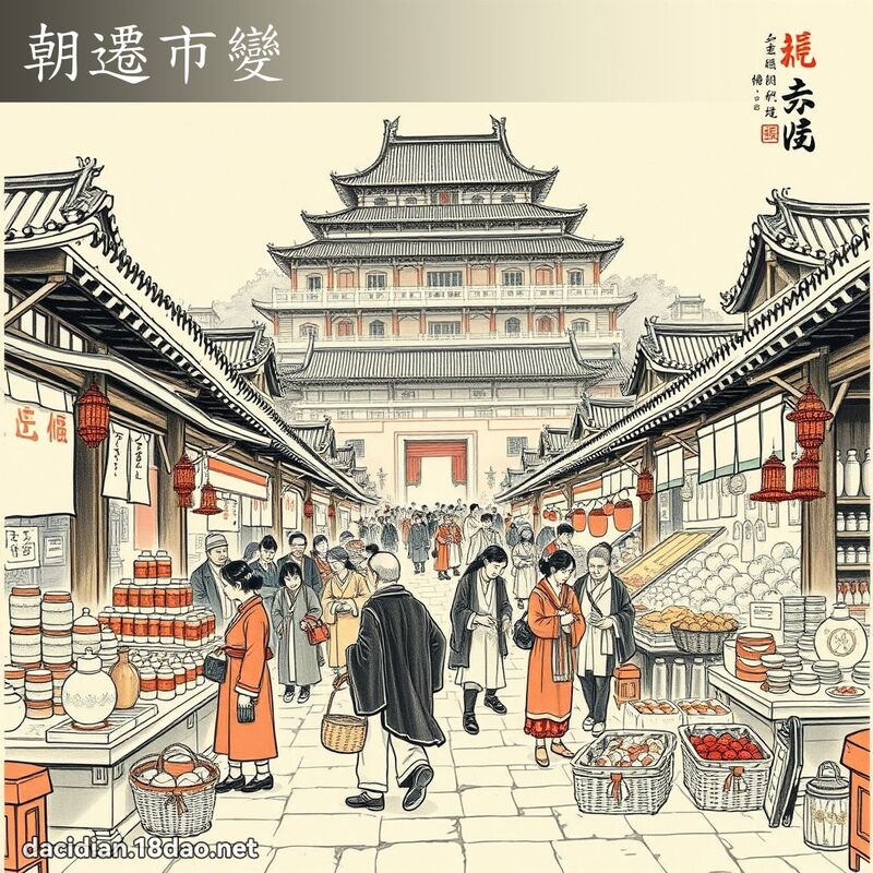 朝遷市變 配图