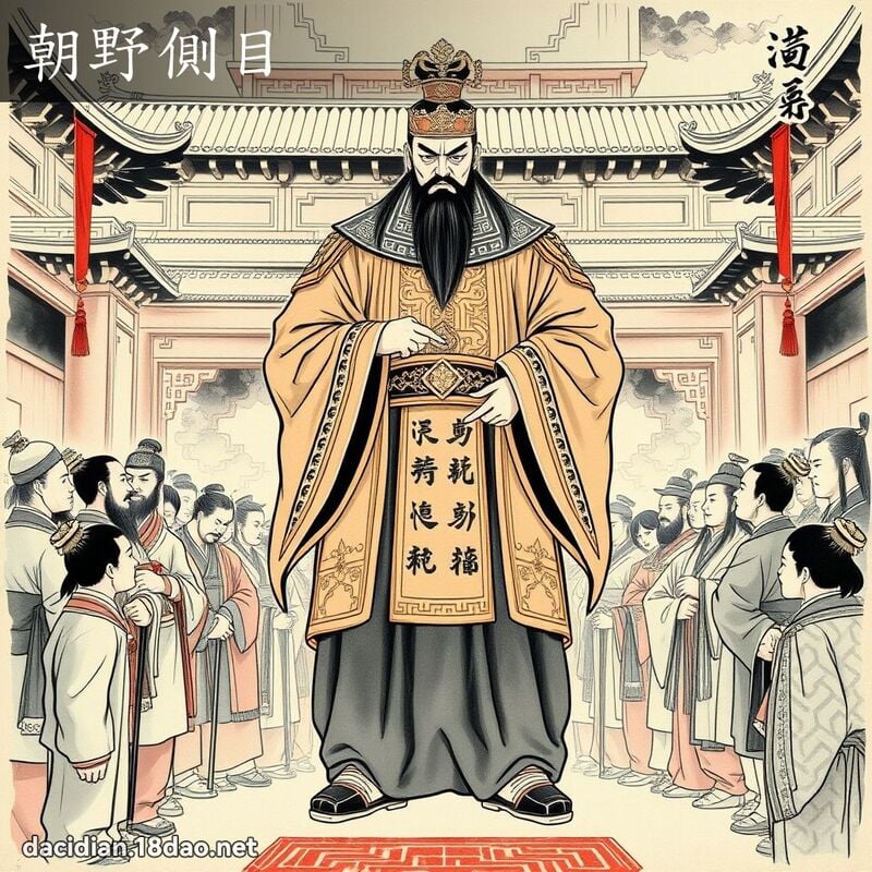 朝野側目 配图