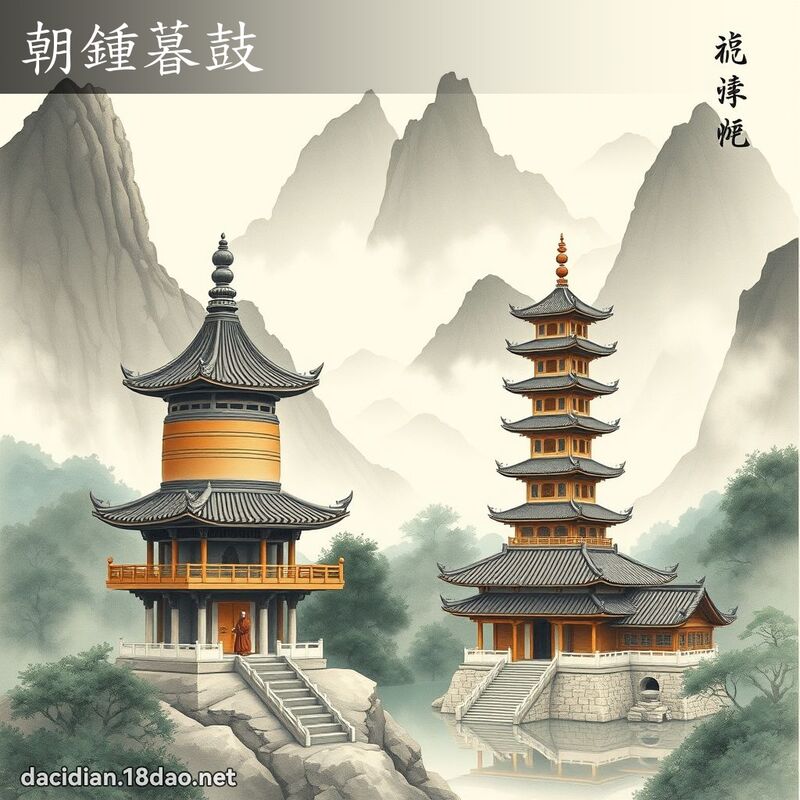 朝鍾暮鼓 配图