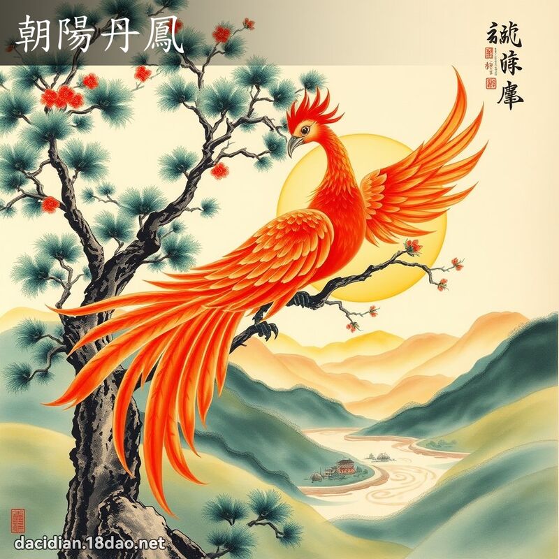 朝陽丹鳳 配图