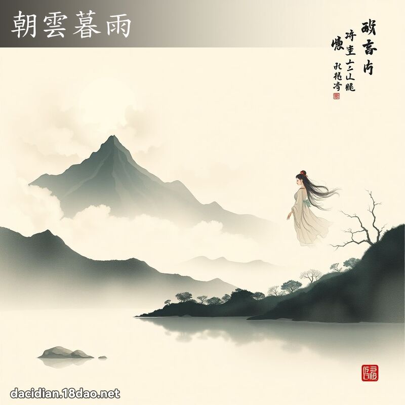 朝雲暮雨 配图