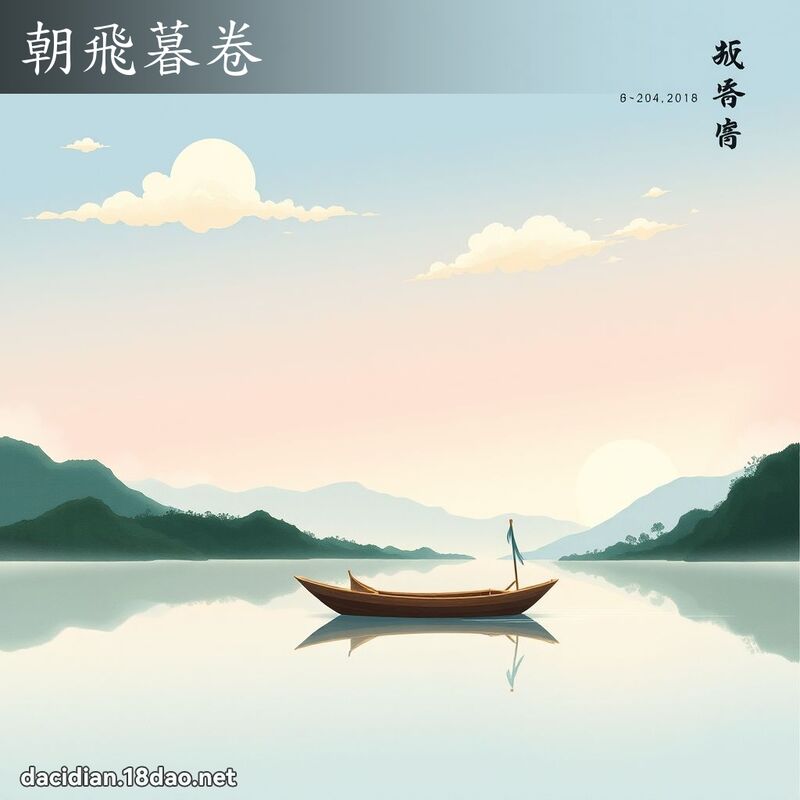朝飛暮卷 配图