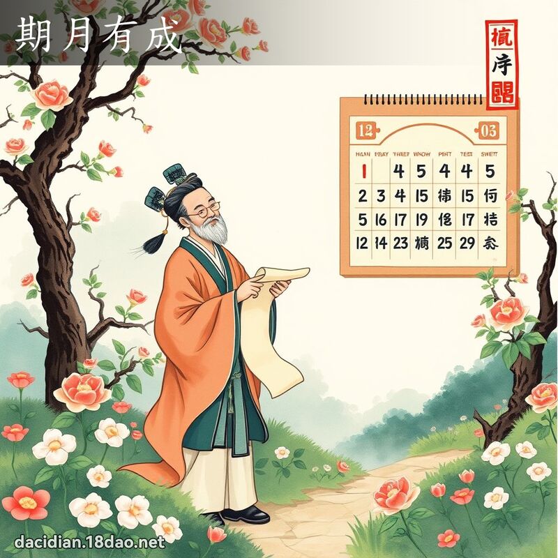 期月有成 配图
