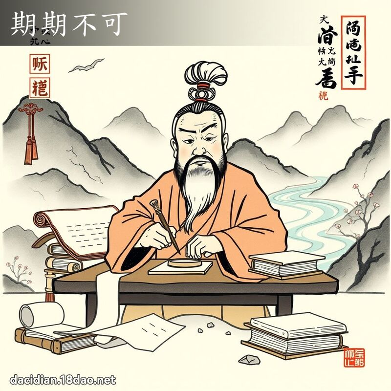 期期不可 配图