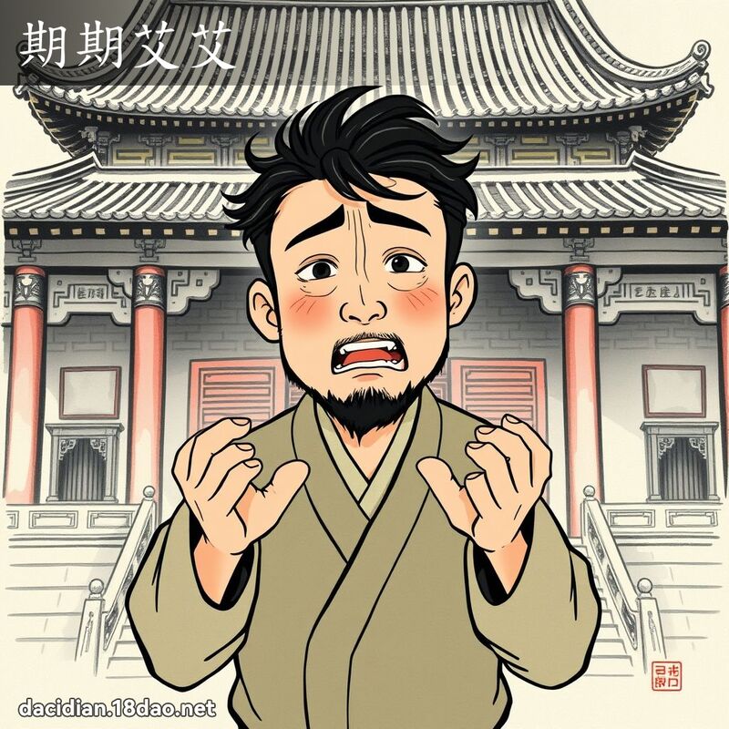 期期艾艾 配图