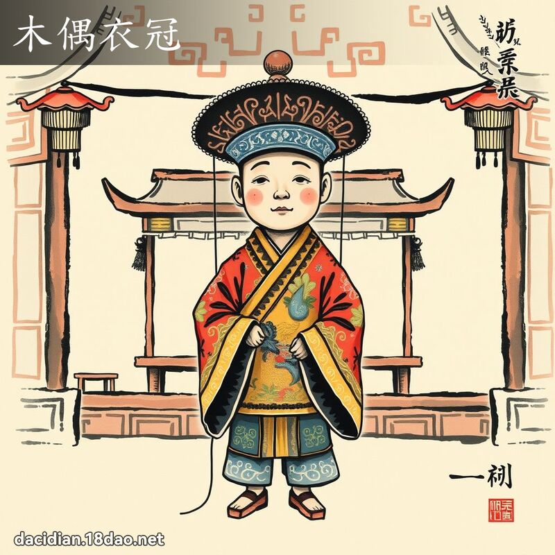 木偶衣冠 配图