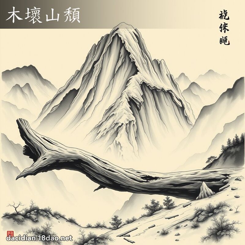 木壞山頹 配图