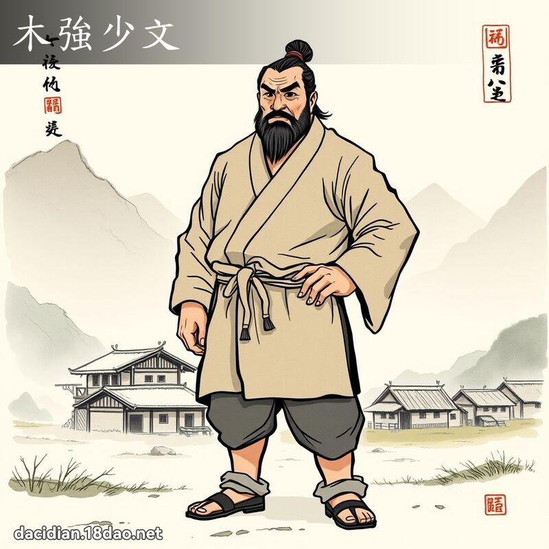 木強少文 配图