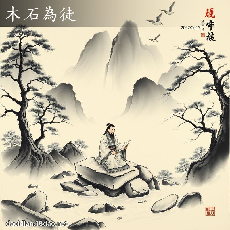 木石為徒 配图