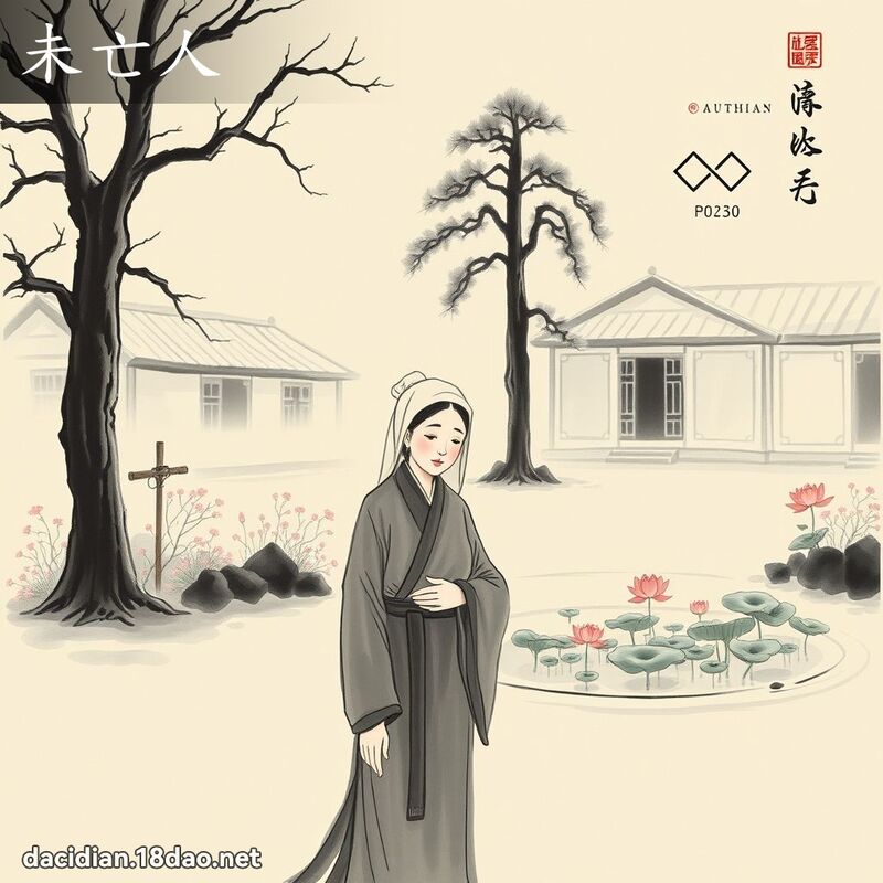 未亡人 配图