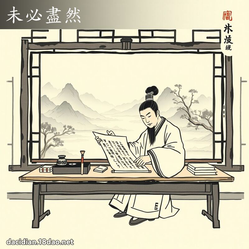 未必盡然 配图