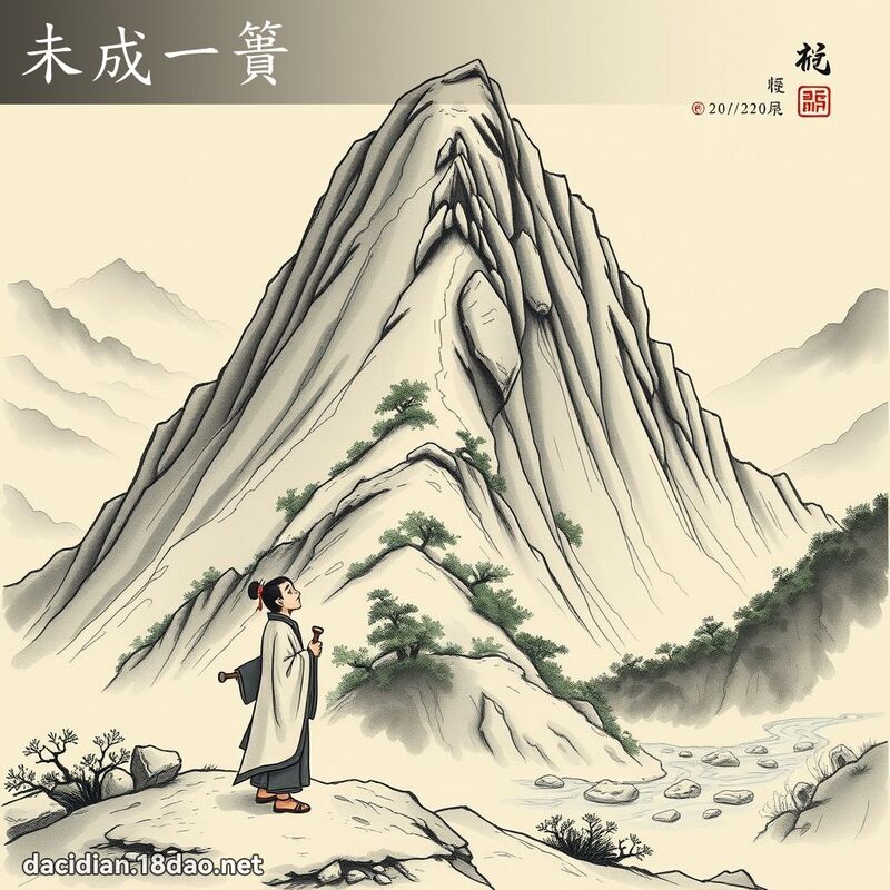未成一簣 配图
