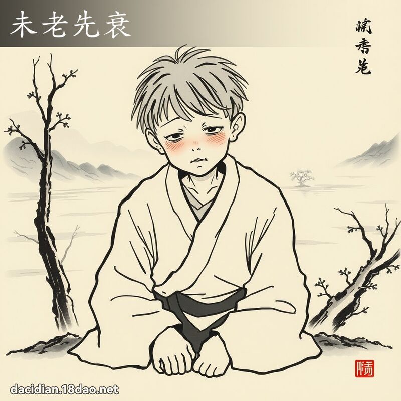 未老先衰 配图