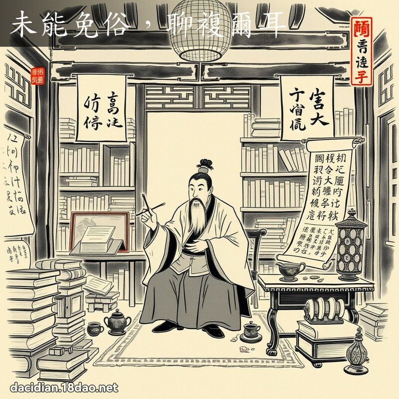 未能免俗,聊複爾耳 配图