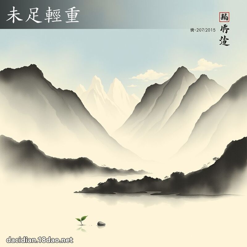 未足輕重 配图