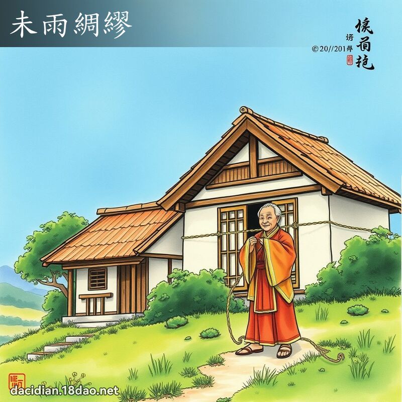 未雨綢繆 配图
