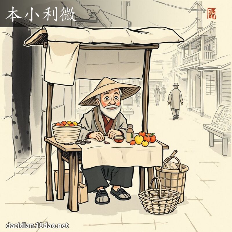 本小利微 配图