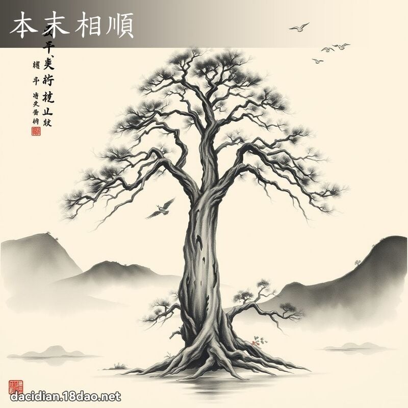 本末相顺 配图