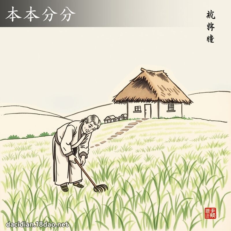 本本分分 配图
