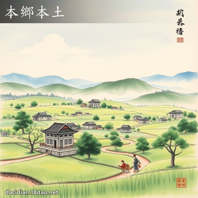 本乡本土 配图