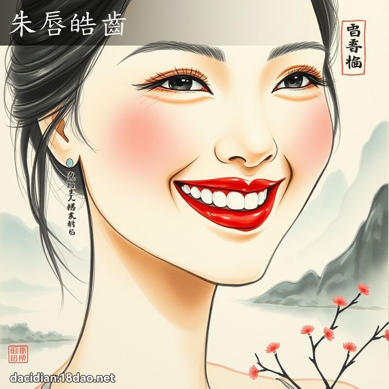 朱唇皓齿 配图