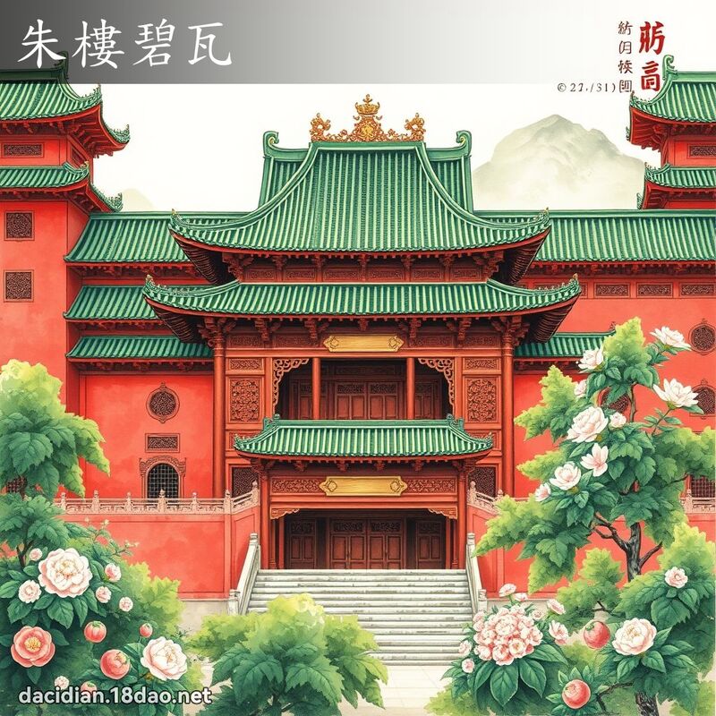朱楼碧瓦 配图