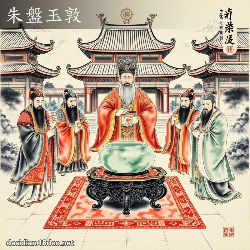朱盘玉敦 配图