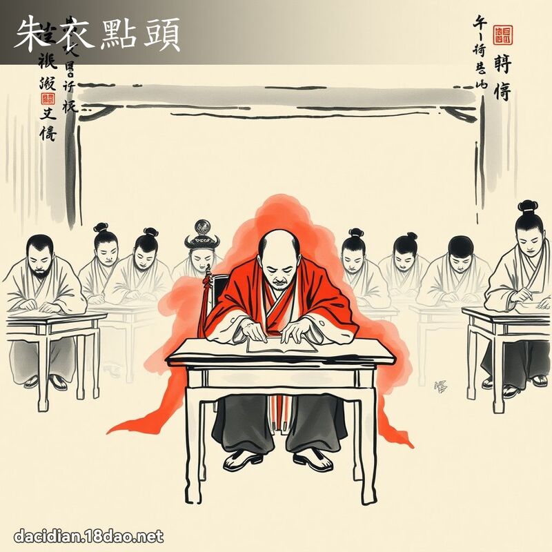 朱衣点头 配图