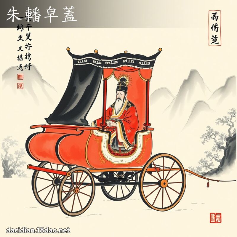 朱轓皁盖 配图