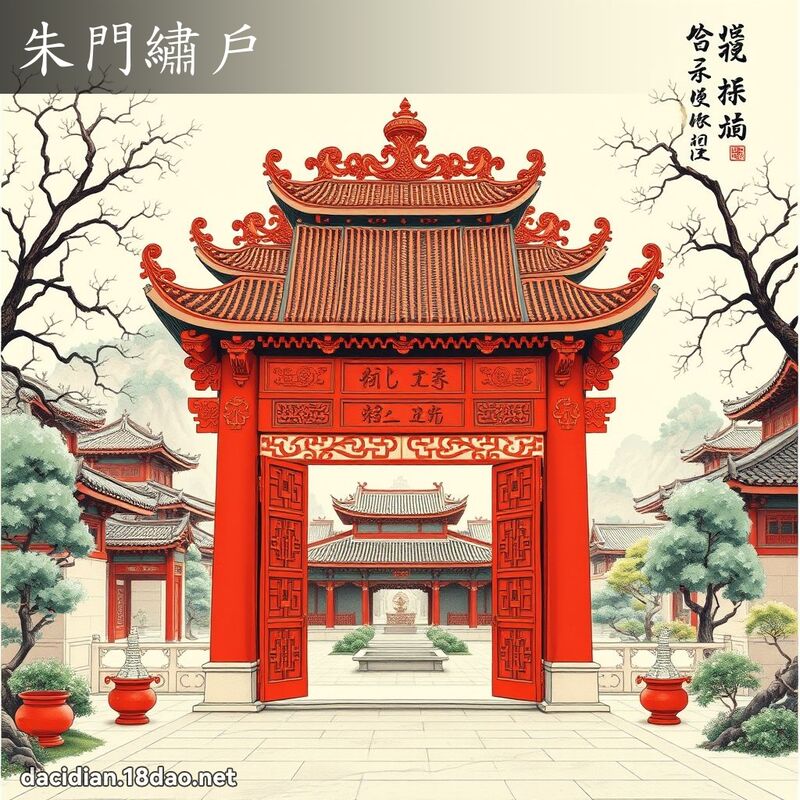 朱门绣户 配图